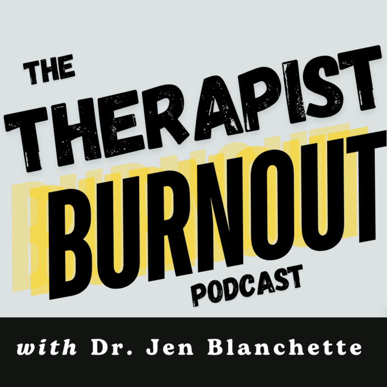 The Therapist Burnout Podcast Cover Art